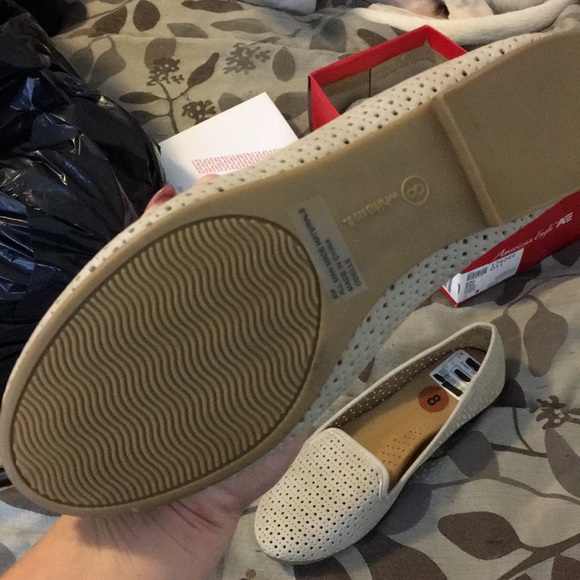 Nude Perforated flats - Picture 3 of 3